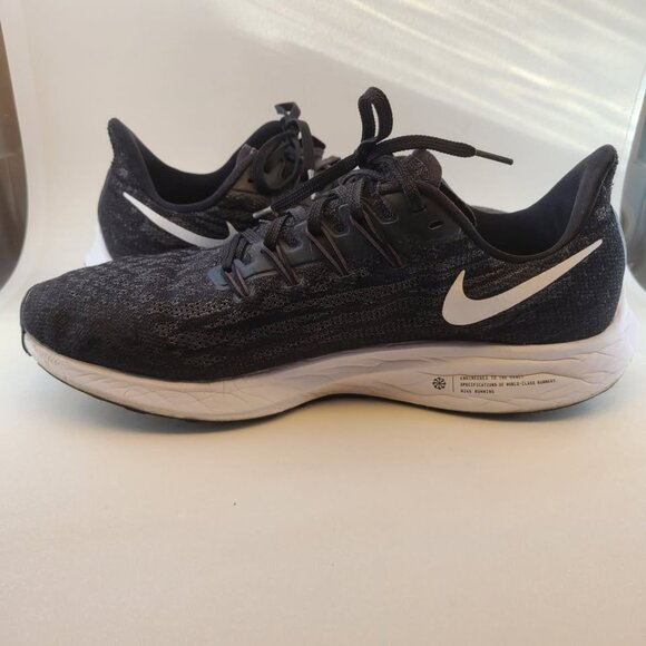 Nike Air Zoom Pegasus 36 Men's Size 11 Running Shoes Black White - Picture 6 of 9